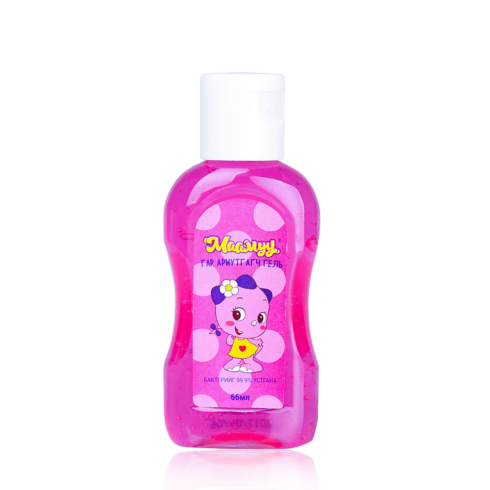 Маамуу хүүхдийн гар ариутгагч гель 66гр ягаан