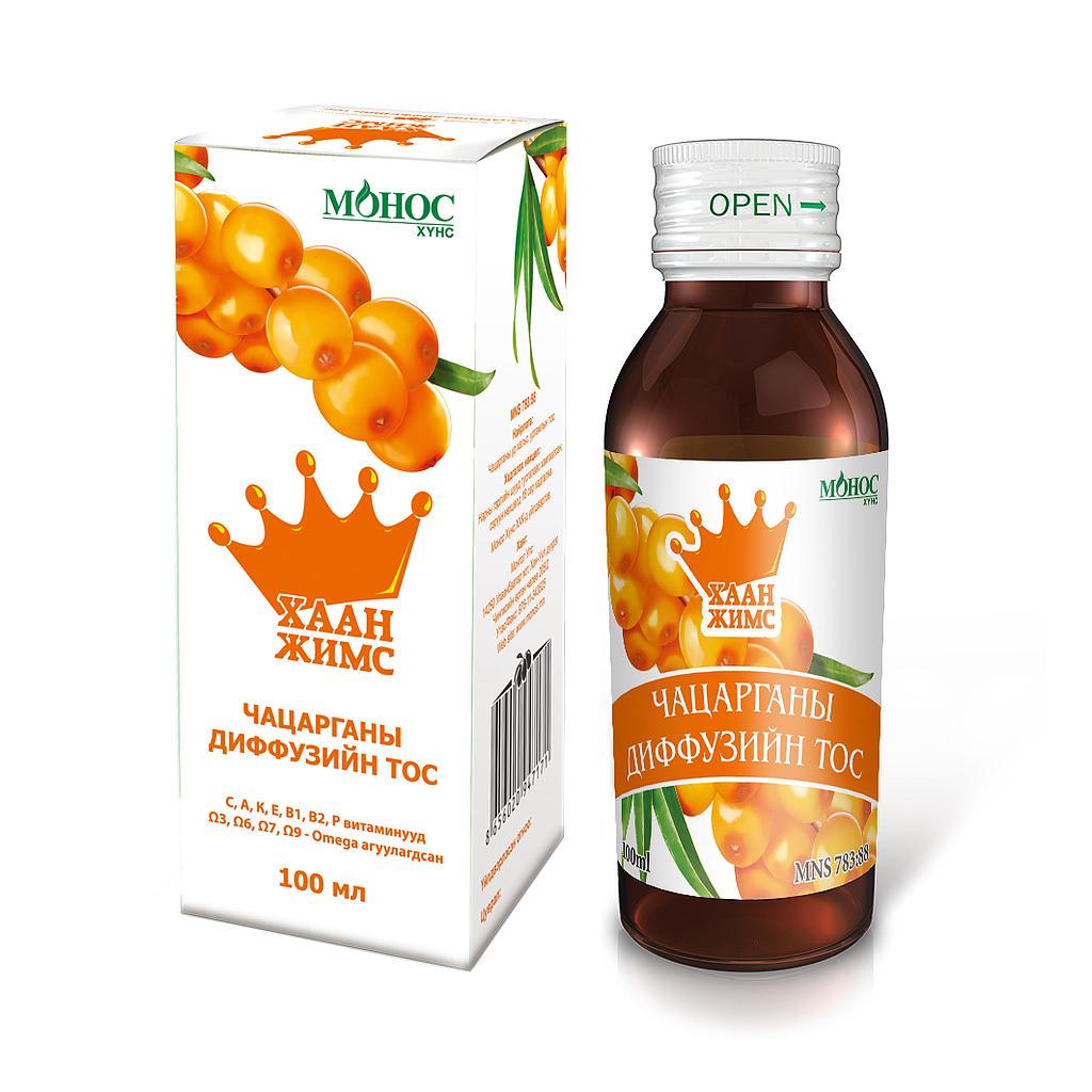 Хаан жимс - Чацарганы үр хальсны тос 100мл