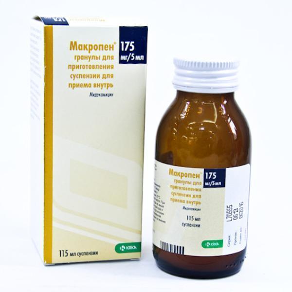Макропен хөвмөл 175мг/5мл-115мл