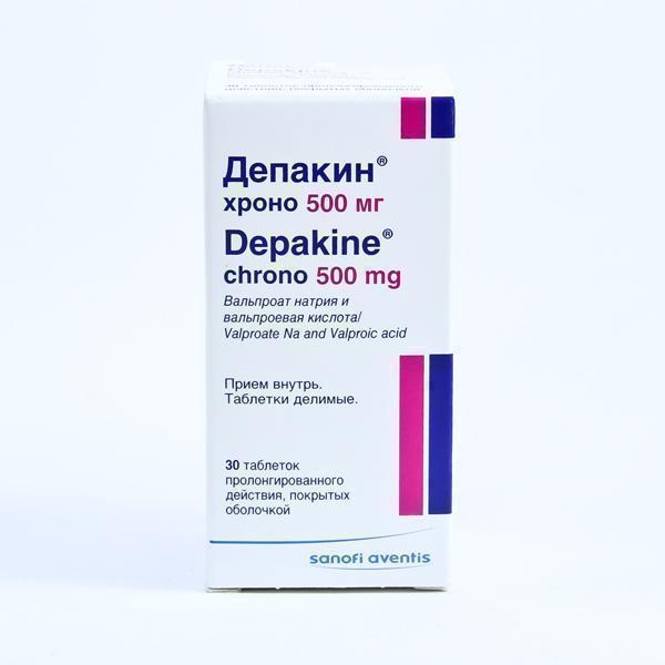Депакин хроно 500мг №30