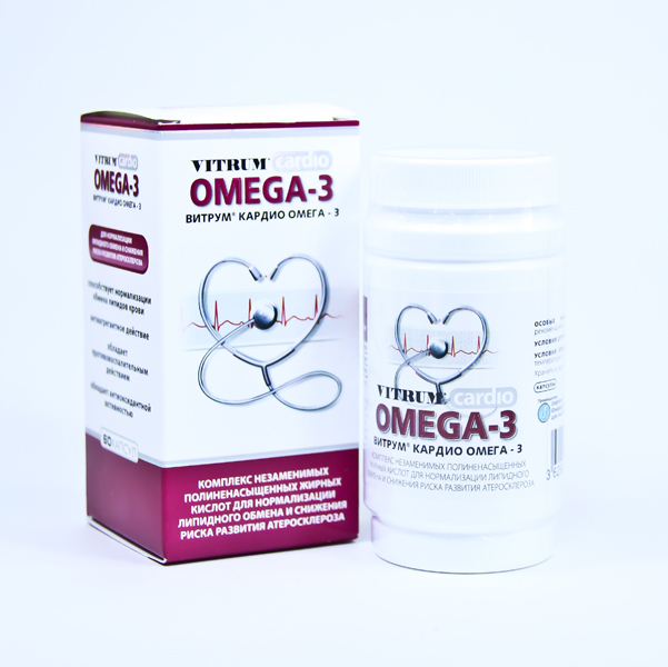 Витрум Кардио омега-3 №60