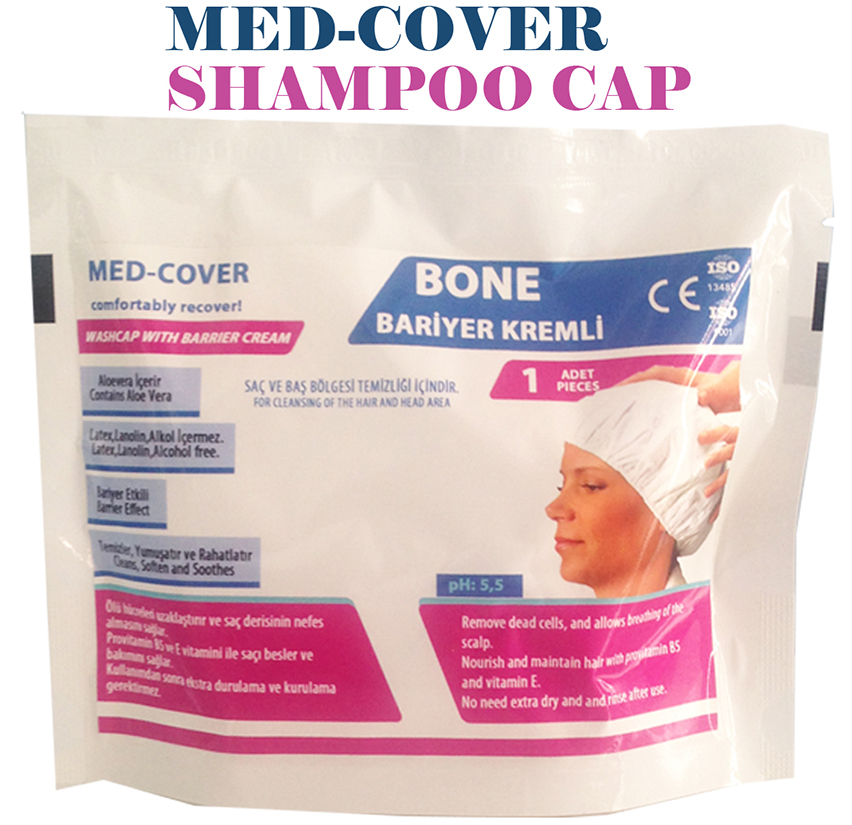 Асаргааны бактерийн эсрэг шампуньтай малгай