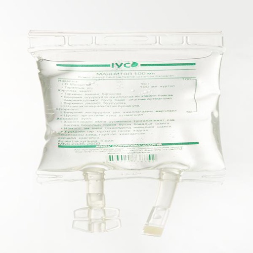 [0101033] Маннитол 10%-100мл тарилгын шингэн - Айвико интернэшнл ХХК