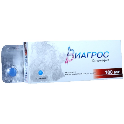 [0103495] Виагрос 100мг №4 шахмал - Монос Фарм ХХК