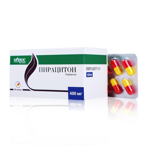[0104859] Пирацитон 400мг №60 капсул - Монос Фарм ХХК