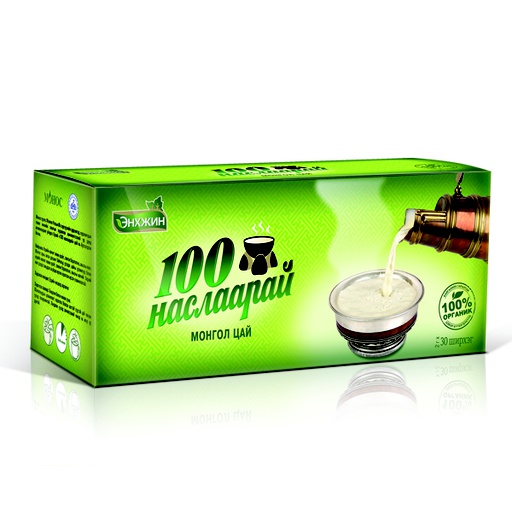 [0510144] Энхжин - 100 наслаарай цай №40 - Монос Хүнс ХК