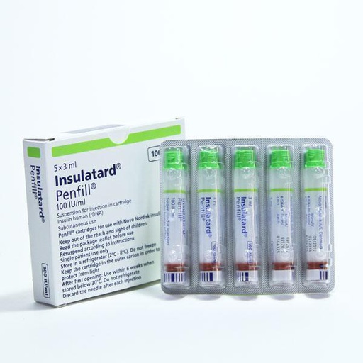 [0100958] Инсулатард HM үзгэн 100ОУН 3мл №5 тарилга - Novo Nordisk SA