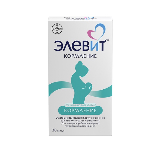 [0106364] Элевит кормление №30 капсул - Bayer Consumer Care AG