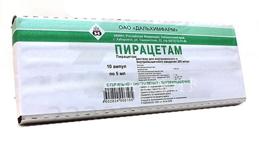 [0100635] Пирацетам 20%-5мл №10 тарилга - Дальхимфарм ОАО