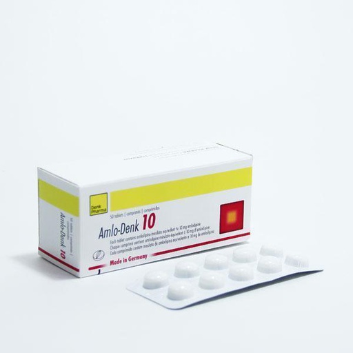 [0100653] Амлоденк 10мг №50 шахмал - Denk Pharma GmbH & Co.KG