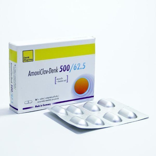 [0101478] Амоксиклав-Денк 500/62.5мг №16 бүрхүүлтэй шахмал - Denk Pharma GmbH & Co.KG