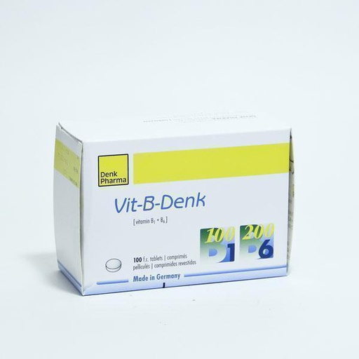 [0100878] Вит-В-денк 100мг+200мг №100 шахмал - Denk Pharma GmbH & Co.KG
