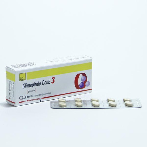 [0101397] Глимепирид-Денк 3мг №30 шахмал - Denk Pharma GmbH & Co.KG