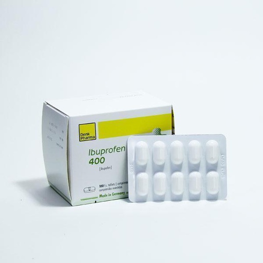 [0100582] Ибупрофен-денк 400мг №100 шахмал - Denk Pharma GmbH & Co.KG