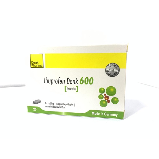 [0102775] Ибупрофен-денк 600мг №20 шахмал - Denk Pharma GmbH & Co.KG