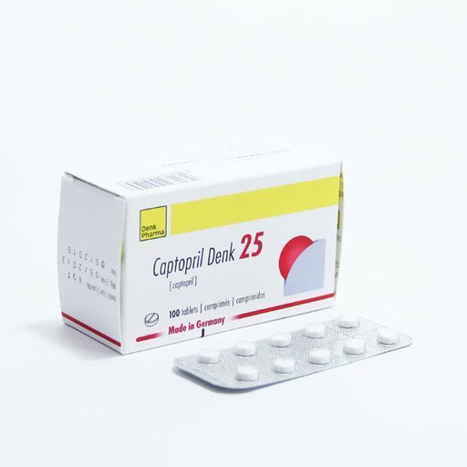 [0100186] Каптоприл-:енк 25мг №100 шахмал - Denk Pharma GmbH & Co.KG