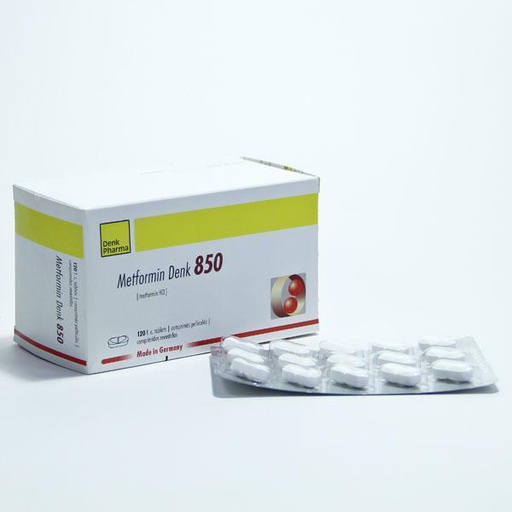 [0100713] Метформин-Денк 850мг №120 шахмал - Denk Pharma GmbH & Co.KG