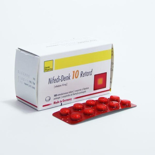 [0100799] Нифеди-Денк 10мг №100 шахмал - Denk Pharma GmbH & Co.KG