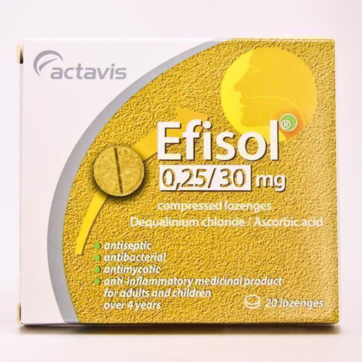 [0100616] Эфизол 250мкг+30мг №20 шахмал - PharmaVision Europe OOD