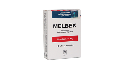 [0105281] Мелбек 15мг/1.5мл №3 тарилгын уусмал - Nobel Pharma