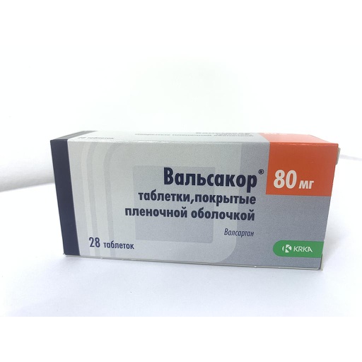 [0102571] Вальсакор 80мг №28 бүрхүүлтэй шахмал - KRKA, tovarna zdravil, d.d