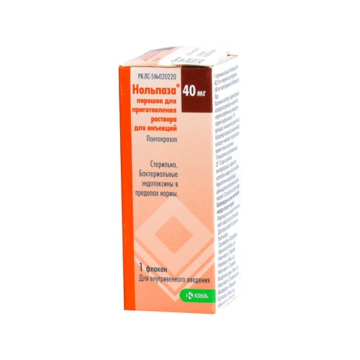 [0103234] Нольпаза 40мг №1 тарилгын нунтаг - KRKA, tovarna zdravil, d.d