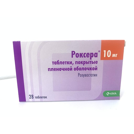 [0102751] Роксера 10мг №28 бүрхүүлтэй шахмал - KRKA, tovarna zdravil, d.d