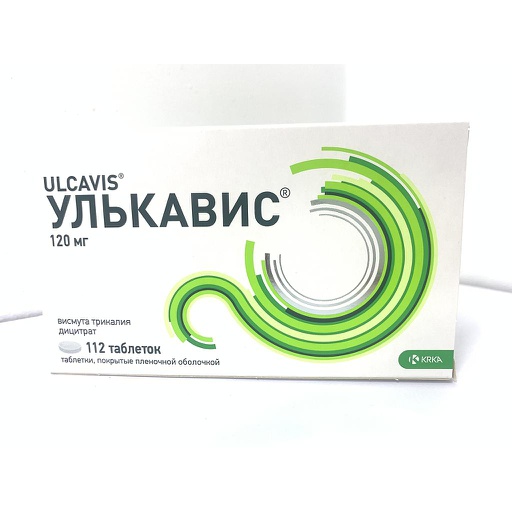 [0103597] Улькавис 120мг №112 бүрхүүлтэй шахмал - KRKA, tovarna zdravil, d.d
