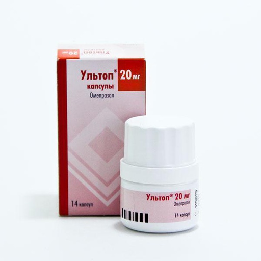 [0100368] Ультоп 20мг №14 капсул - KRKA, tovarna zdravil, d.d