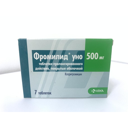 [0100378] Фромилид-Уно 500мг №7 шахмал - KRKA, tovarna zdravil, d.d