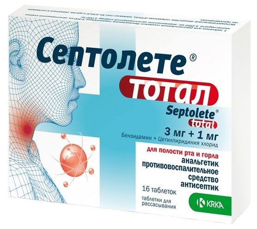 [0103445] Септолете тотал №16 шахмал - KRKA, tovarna zdravil, d.d