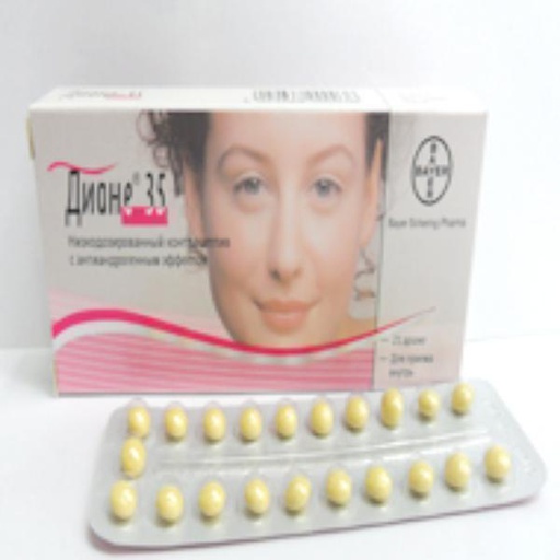 [0100377] Диане-35 0.035мг+2мг №21 шахмал - Bayer Pharma AG