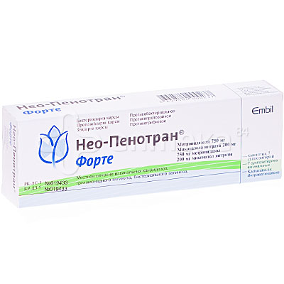 [0100506] Нео-Пенотран форте 750мг+100мг №7 үтрээний лаа - Acino Kaz LLP