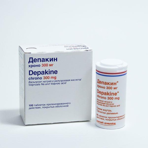 [0100537] Депакин хроно 300мг №100 шахмал - Sanofi-Aventis Private