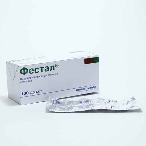 [0100944] Фестал 192мг №100 шахмал - Sanofi-Aventis Private