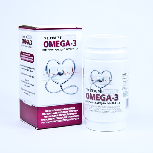 [0200022] Витрум Кардио омега-3 №60 капсул - Unipharm Inc