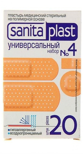 [0304098] Хуруу лент Sanitaplast №20 /4 төрөл/ - Reckitt Benckiser Healthcare