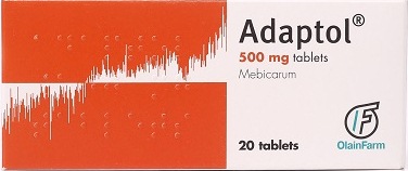[0102908] Адаптол 500мг №20 шахмал - JSC Olainfarm