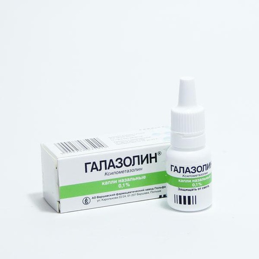 [0100673] Галазолин 0.1%-10мл хамрын дусал - SANTO member of Polpharma group