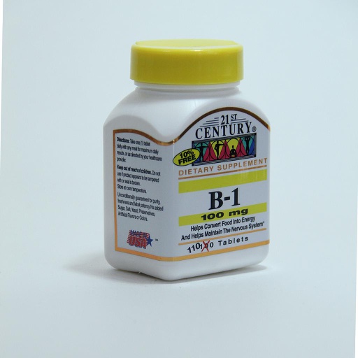 [0200264] Витамин В1 100мг №110 шахмал - 21st Century Health Care, Inc