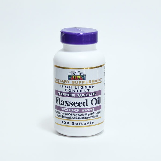 [0200079] Флаксид ойл 1000мг №120 капсул - 21st Century Health Care, Inc