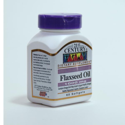 [0200092] Флаксид ойл 1000мг №60 капсул - 21st Century Health Care, Inc