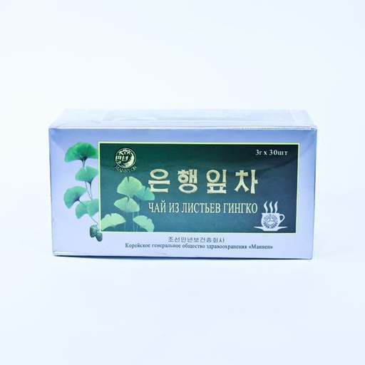 [0200493] Гингко чай 3гр №30 нунтаг - Mannyon Health Corporation
