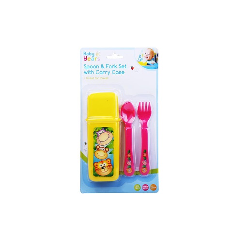 [0513471] Сэт-1 Baby Years халбага сэрээний савтай 12+ сар - Regal baby care products manufacturing Co.,lt