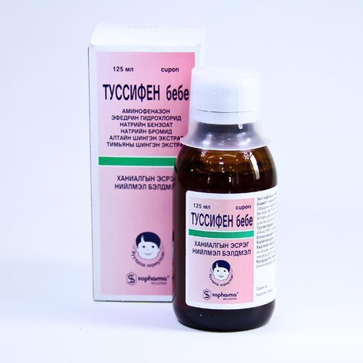 [0100949] Туссин бэби 100мг/5мл-118мл сироп - Омбол ХХК