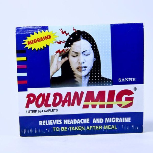 [0102256] Полдан Миг №4 бүрхүүлтэй шахмал - Азифарм ХХК